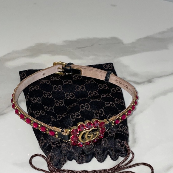 ❌❌SOLD❌❌ Gucci GG leather choker - Picture 8 of 10